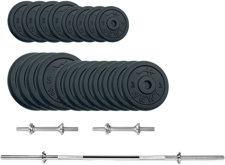 

Набор штанга + гантели металлические Newt Gym Set-H Home 67 кг (NE-M-H-SET-67)