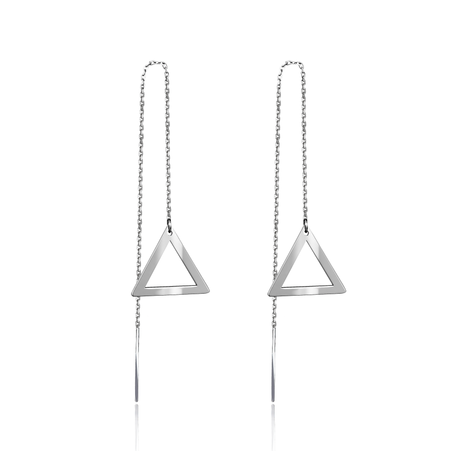 

Серьги Qzsilver (902-01171) Серебро Белый