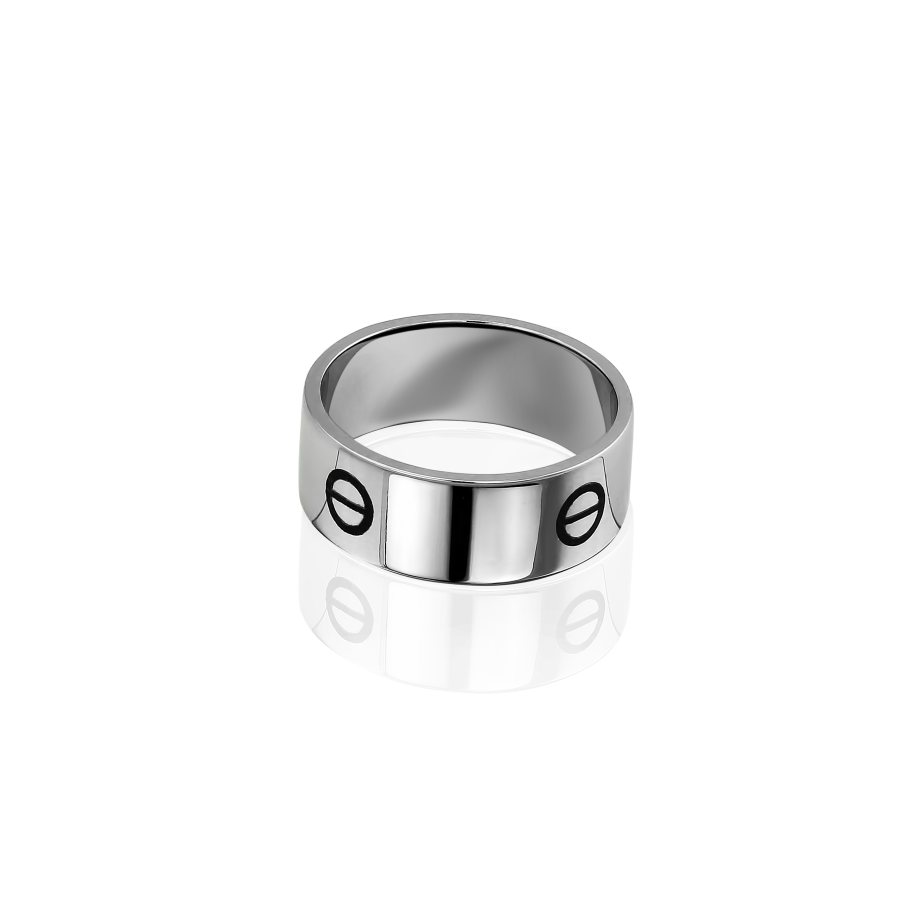 

Обручалка Qzsilver (901-01001) Серебро Белый 16.0 размер