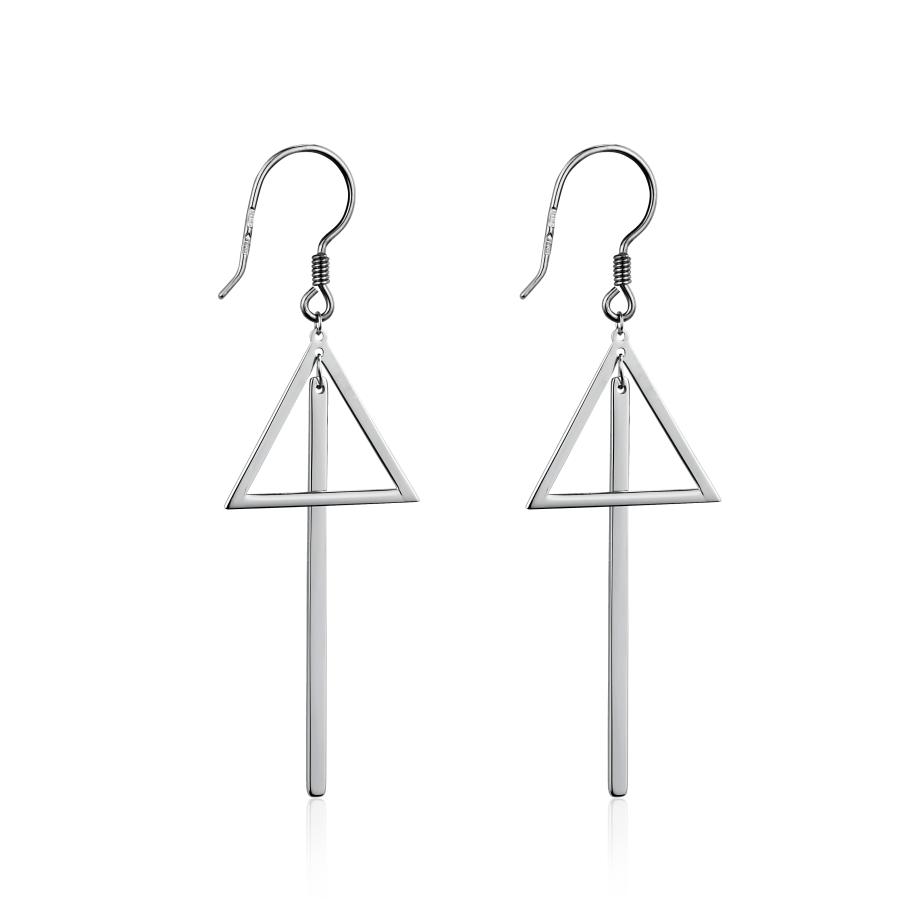 

Серьги Qzsilver (902-01174) Серебро Белый