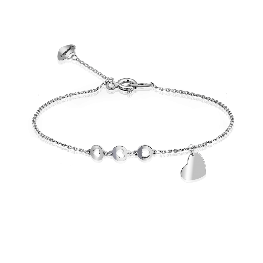 

Браслет Qzsilver (905-01156) Серебро Белый 17 размер