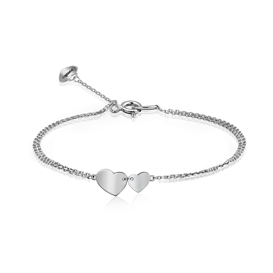 

Браслет Qzsilver (905-01167) Серебро Белый 17 размер