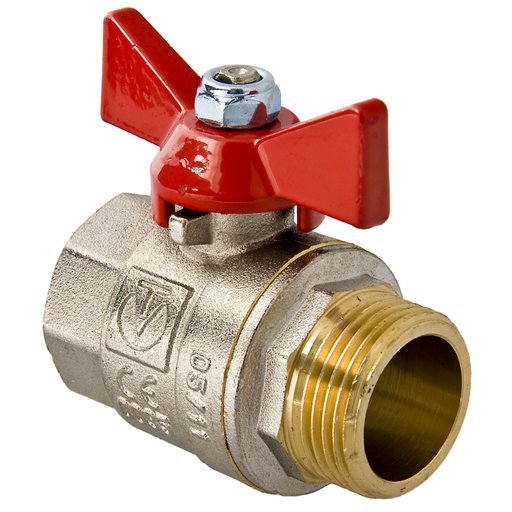 

Кран шаровый Valtec 3/4" Нр-Вн бабочка 10080413