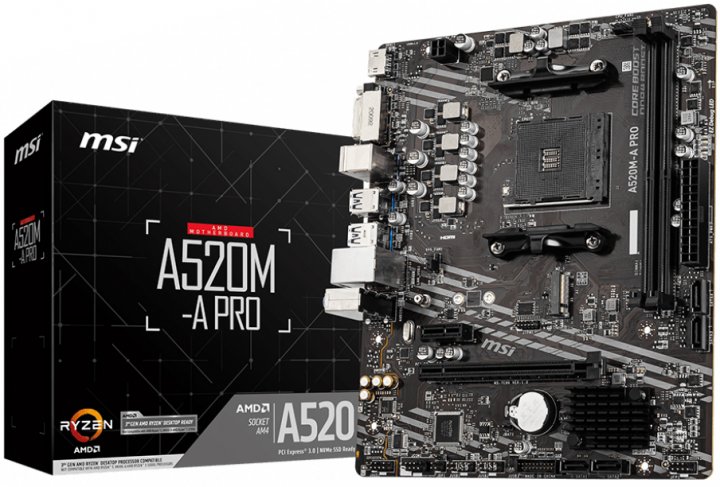 

Материнська плата MSI A520M-A PRO