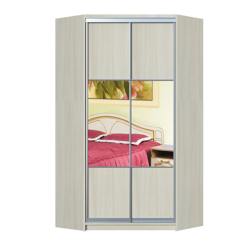 

Шкаф-купе угловой Zevs Комби ШКУ-2 150х45х240 дуб молочный