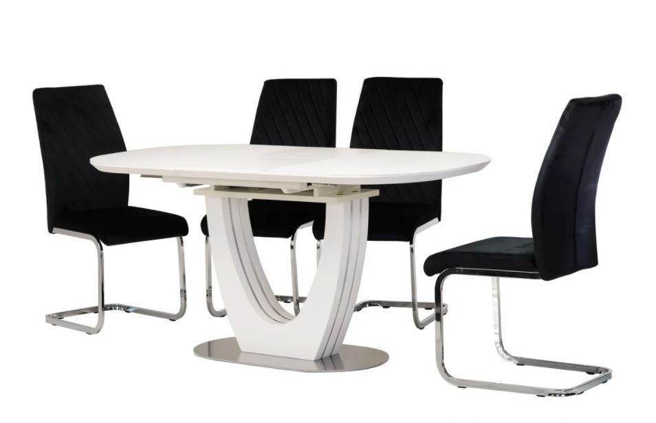 

Стол обеденный Vetro Mebel ТМL-765-1 Белый