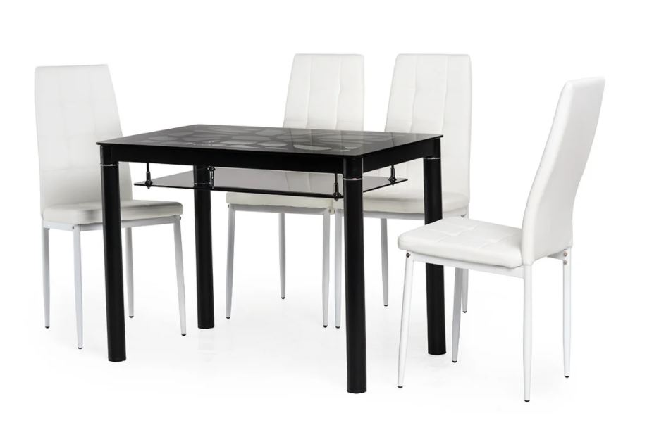 

Стол обеденный Vetro Mebel Т-300-2 Черный