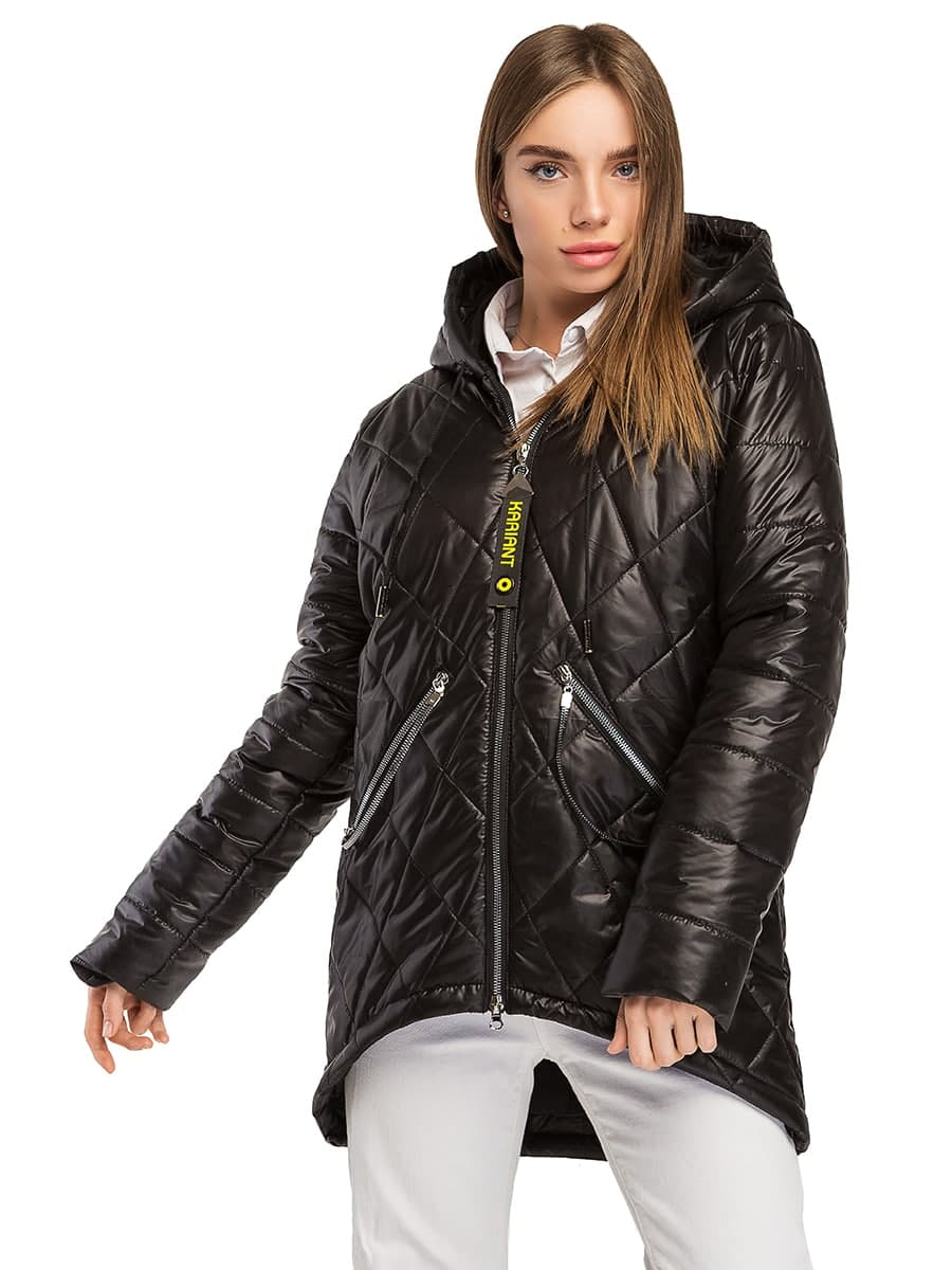 

Fashions • Демисезонная женская курточка Эрика Fashions  черный (4356, Fashions • Демисезонная женская курточка Эрика Fashions 54 черный (4356)