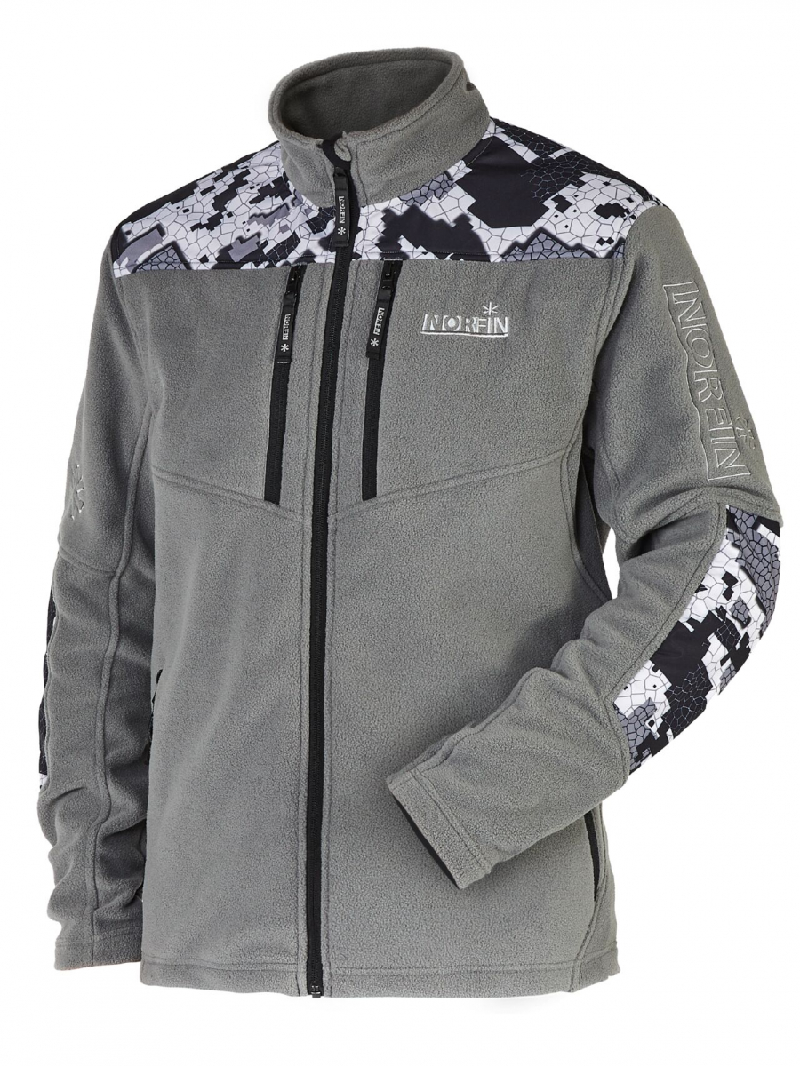 

Куртка флисовая Norfin Glacier Gray Camo  (477204, Куртка флисовая Norfin Glacier Gray Camo XL (477204-XL)