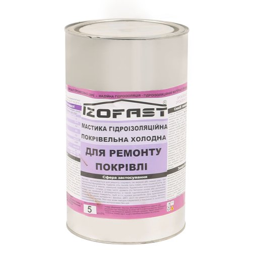 

Мастика гидроизоляционная кровельная Izofast 5 кг 10826725