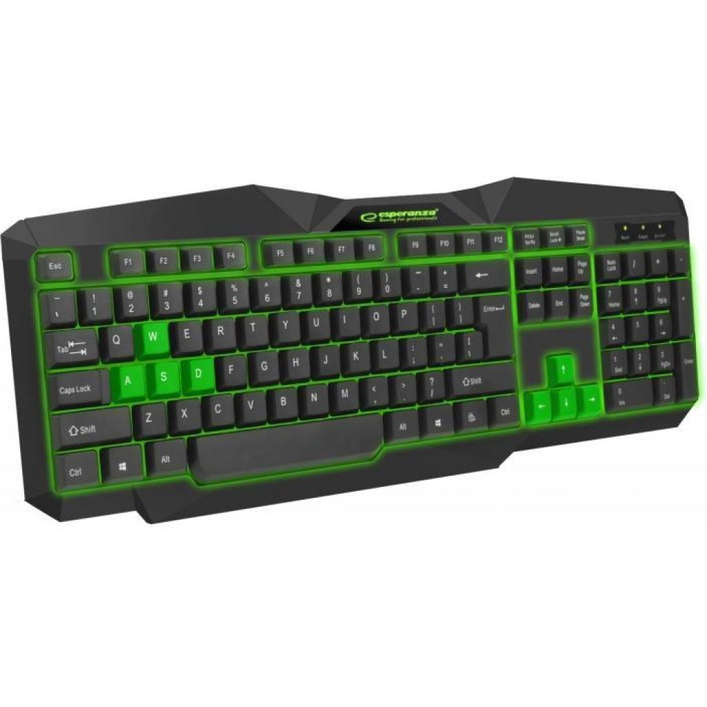 

Клавиатура Esperanza EGK201 Green USB LED (EGK201GUA)