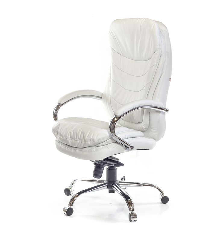 

Кресло АКЛАС Валенсия Soft (GB-205BT) кожа белый