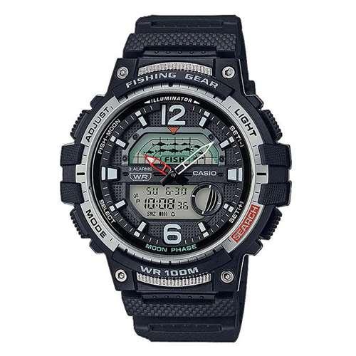 

Рыбацкие мужские наручные часы Casio оригинал Япония Collection WSC-1250H-1AVEF с полимерным ремешком