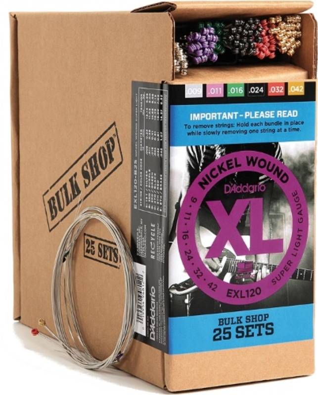

Струны для электрогитары D'ADDARIO EXL120-B25 81368