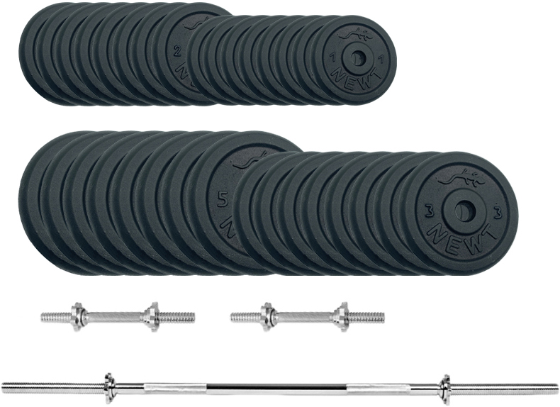 

Набор штанга + гантели металлические Newt Gym Set-H Home 95 кг (NE-M-H-SET-95)