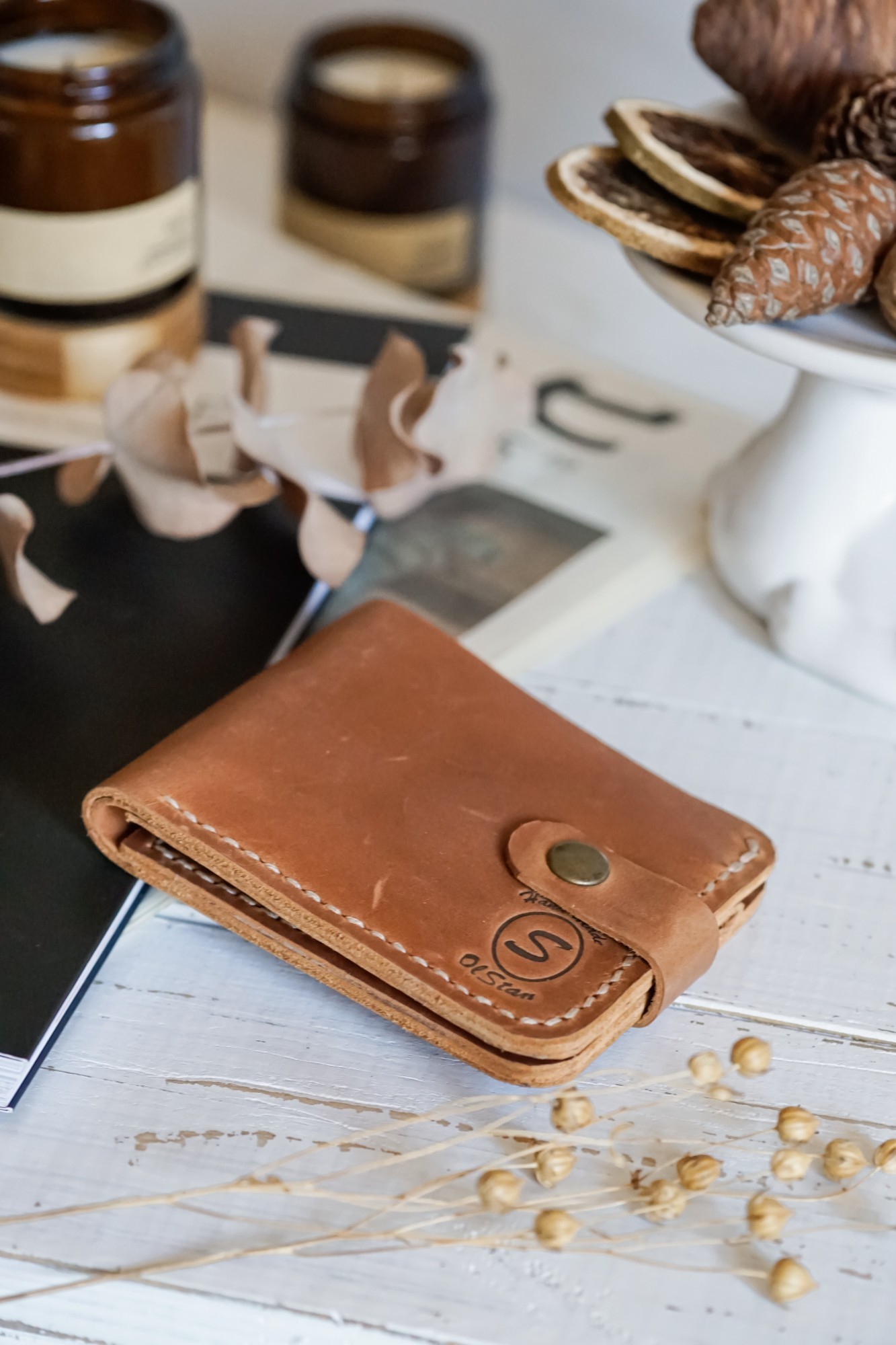 

Кошелек из натуральной кожи Bifold 1.0 orange рижий