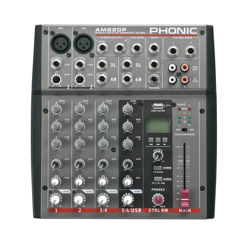 

Пассивный микшерный пульт PHONIC AM 220 P 51708