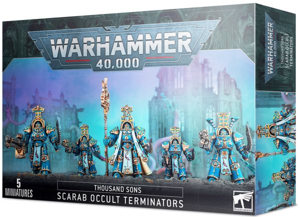 

Настольная игра Games Workshop Thousand Sons: Scarab Occult Terminators Warhammer 40000 (99120102133)