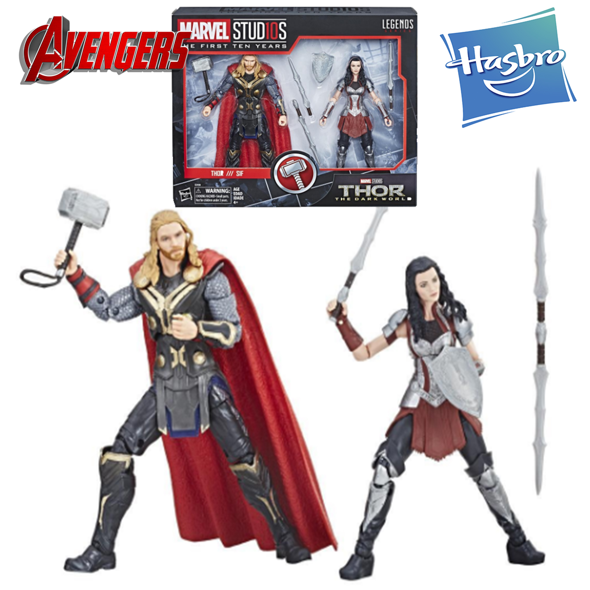 

Фигурки Тор и Сиф Studio Series Thor and Sif Hasbro E2448