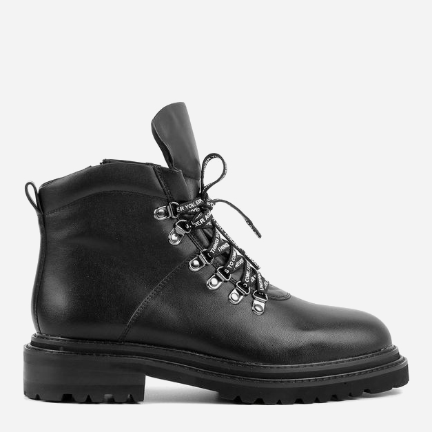 Акція на Жіночі зимові черевики низькі Le'BERDES 00000012400 36 Чорні (00000012400-36) від Rozetka