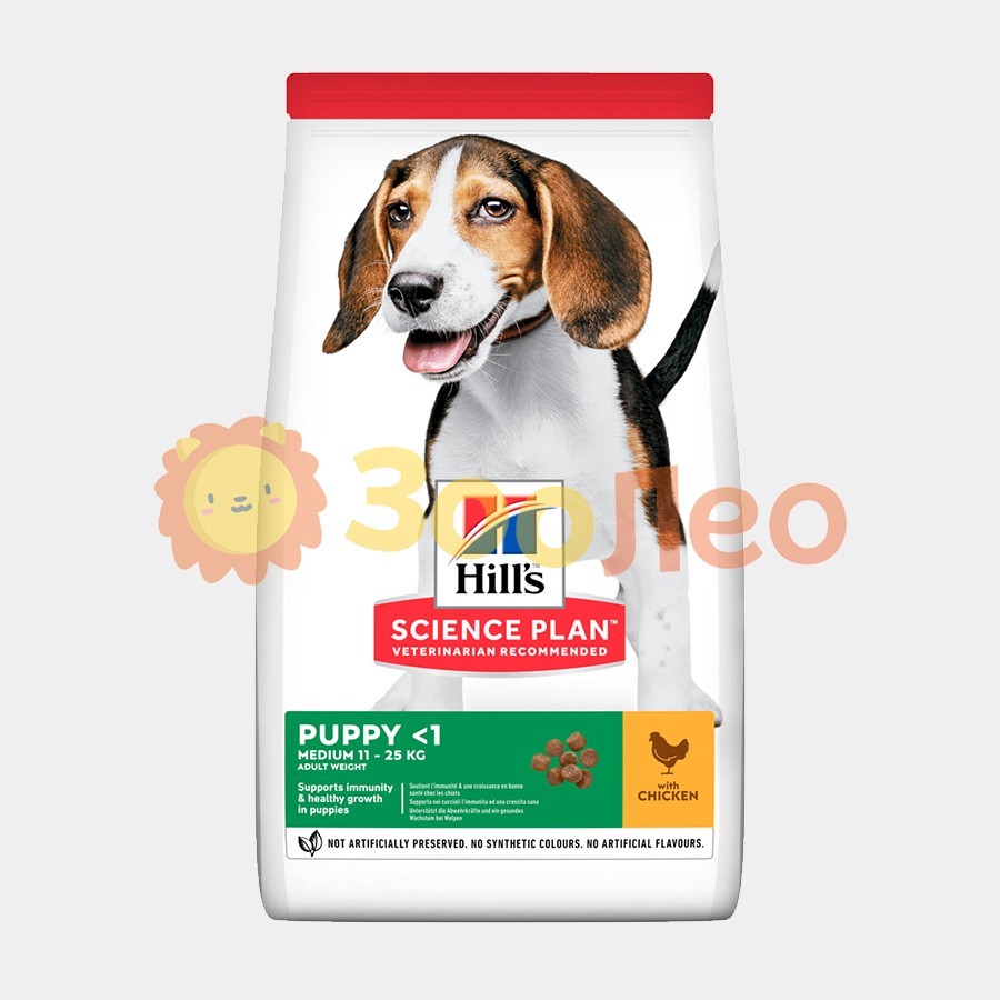 

HILL'S SCIENCE PLAN Puppy Medium Сухой Корм для Щенков с Курицей - 800 г