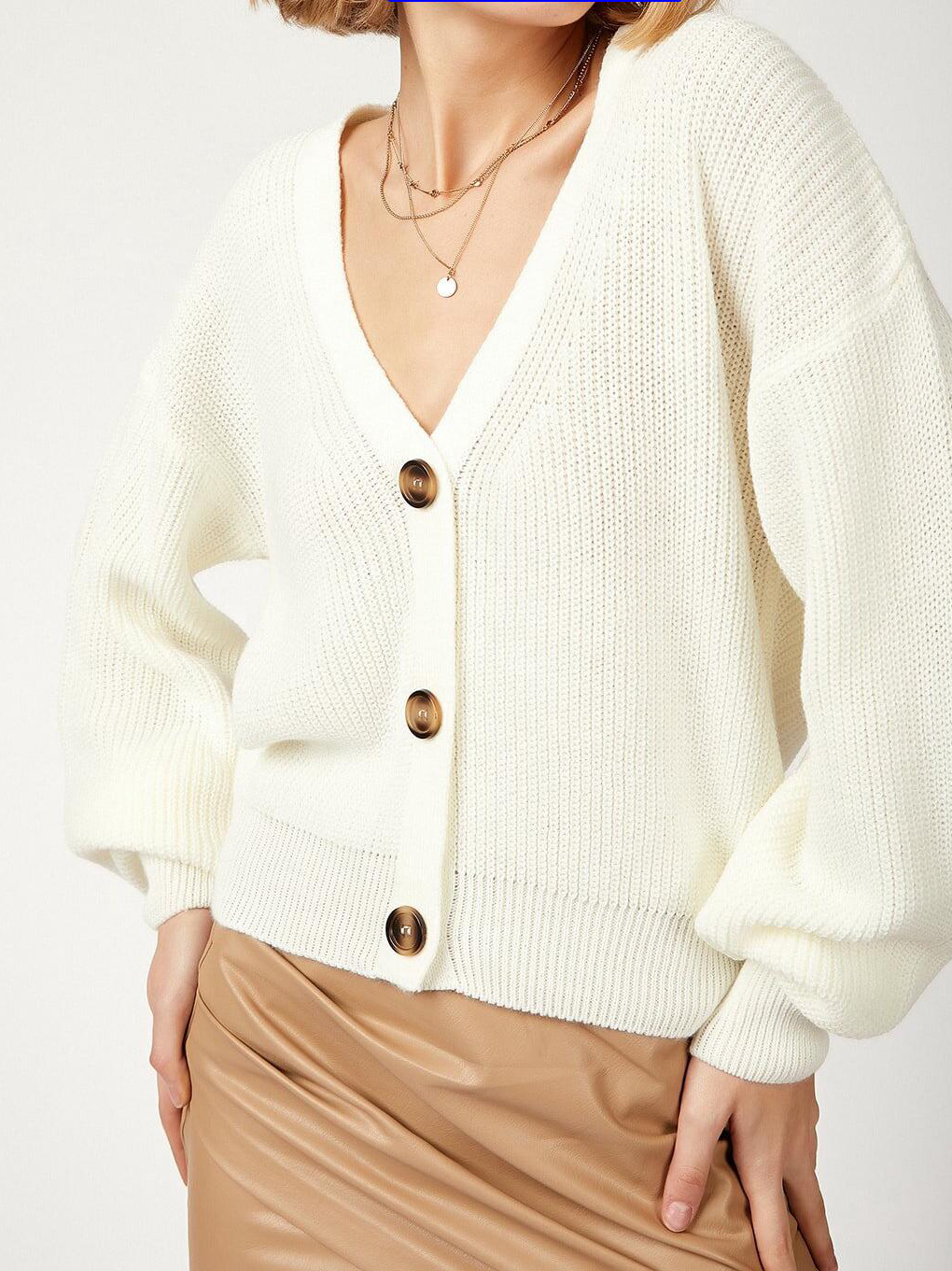 

Кардиган Ivy Studio 36523796 S/M Кремовый