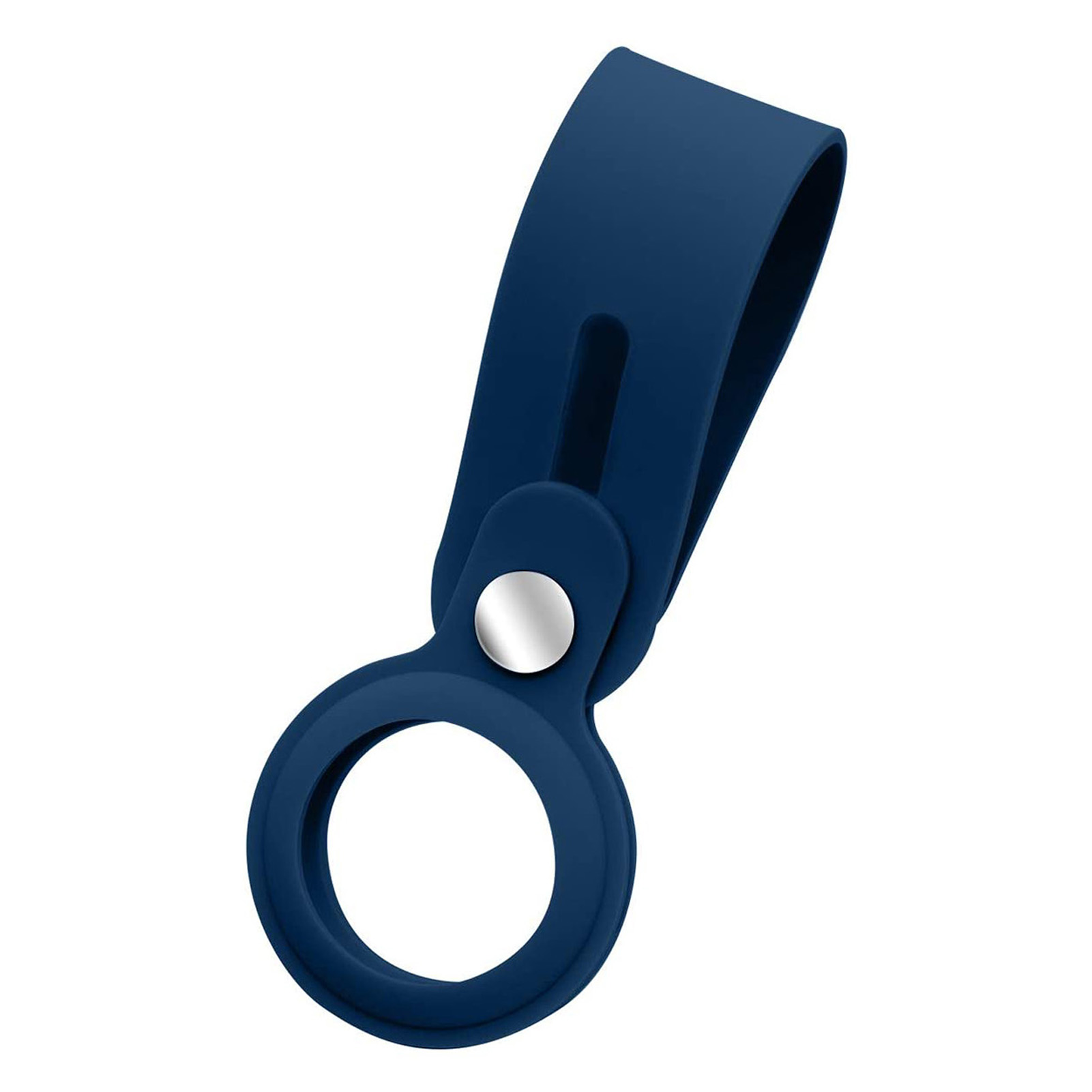

Чехол-брелок ArmorStandart для AirTag Silicone Loop with Button Dark Blue (ARM58924)