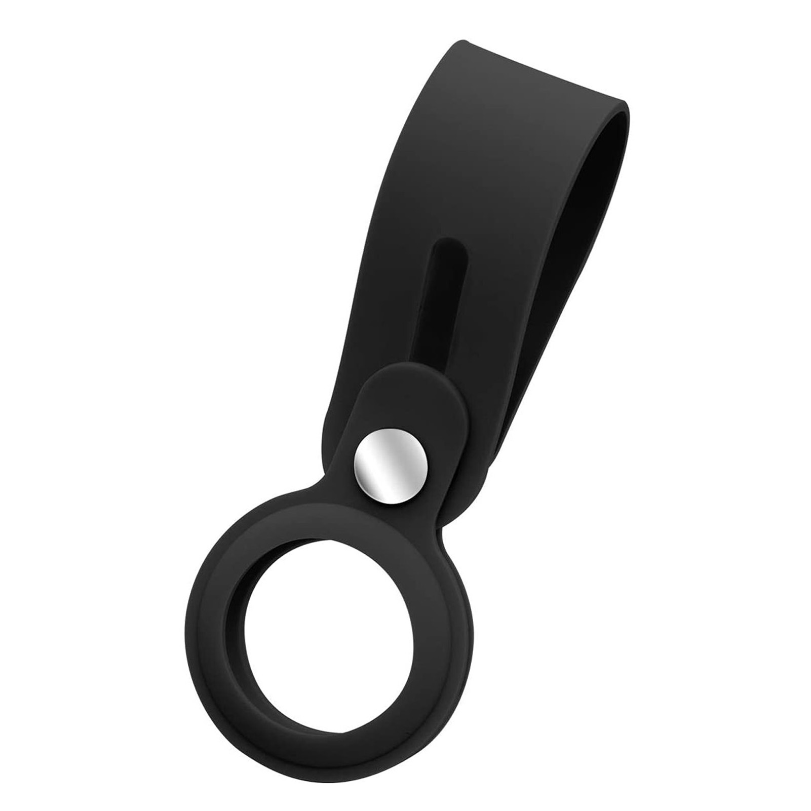 

Чехол-брелок ArmorStandart для AirTag Silicone Loop with Button Black (ARM58999)
