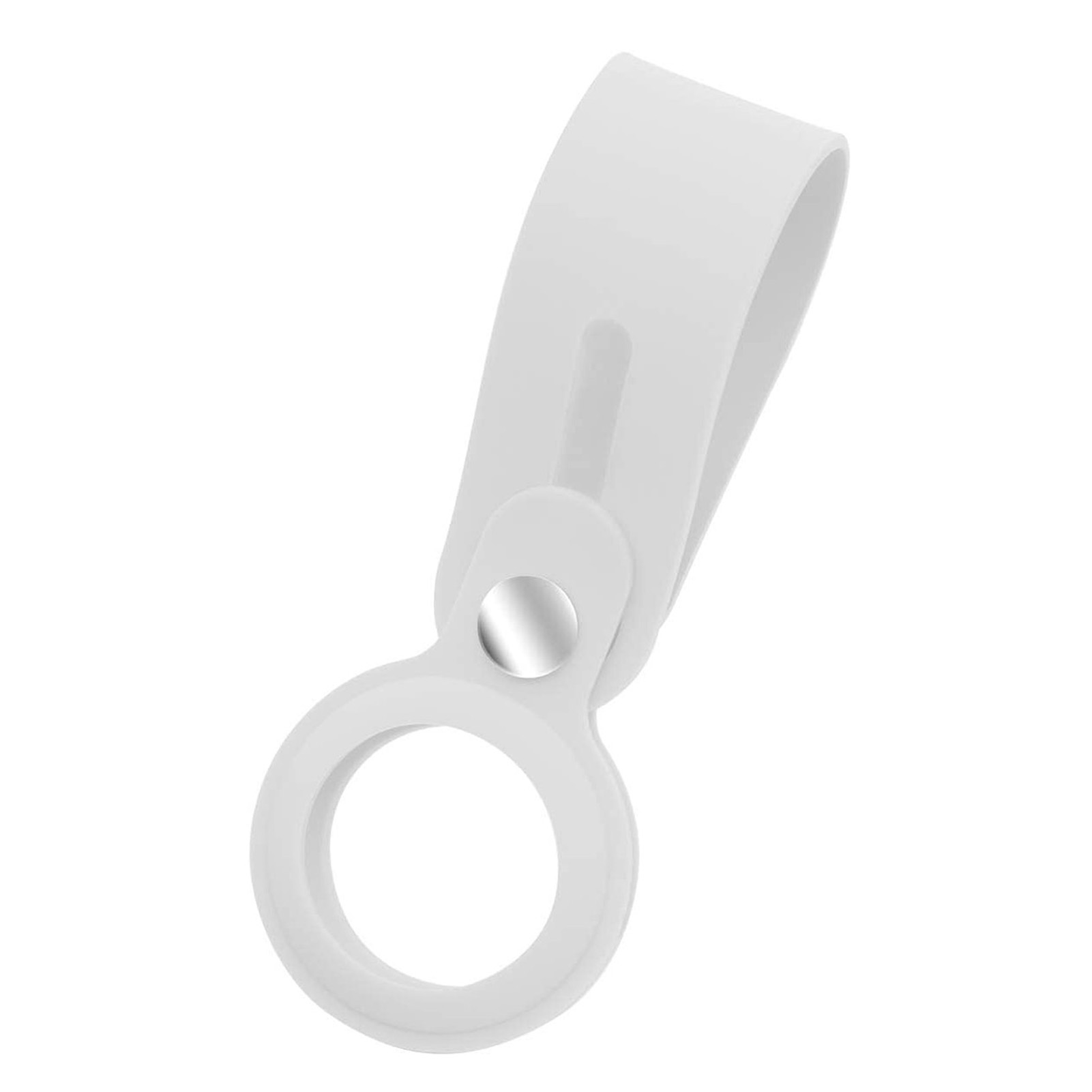 

Чехол-брелок ArmorStandart для AirTag Silicone Loop with Button White (ARM58923)