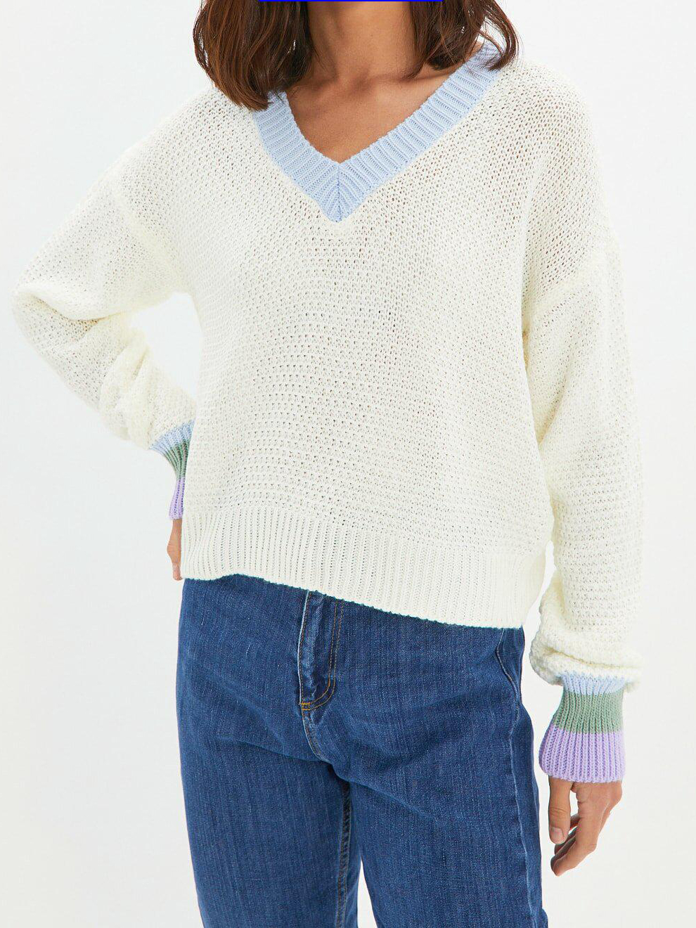 

Пуловер Ivy Studio 125729595  Кремовый, Пуловер Ivy Studio 125729595 M Кремовый