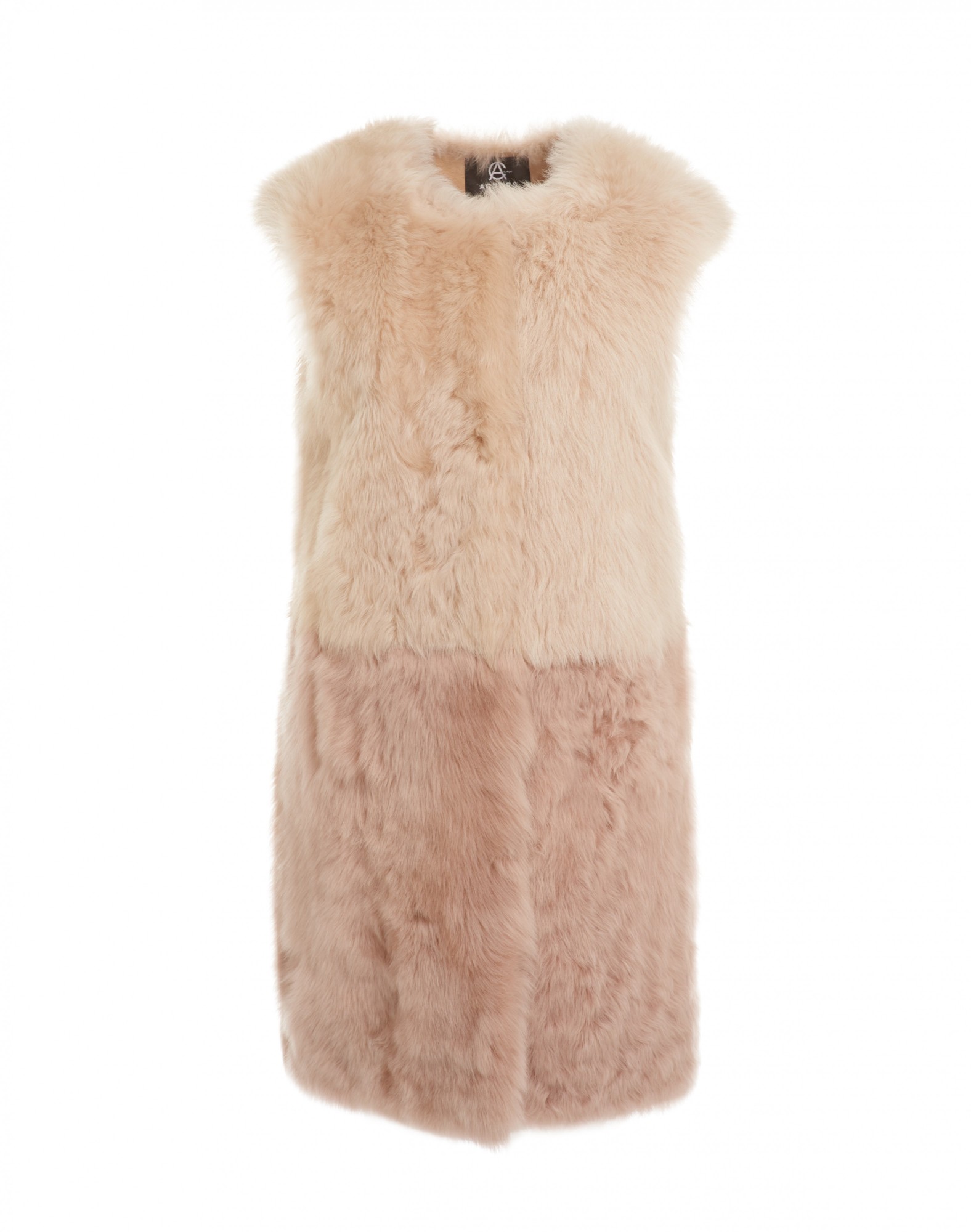 

Жіноча хутряна жилетка TARANTO 2XL BEJ/ROZE GOLD