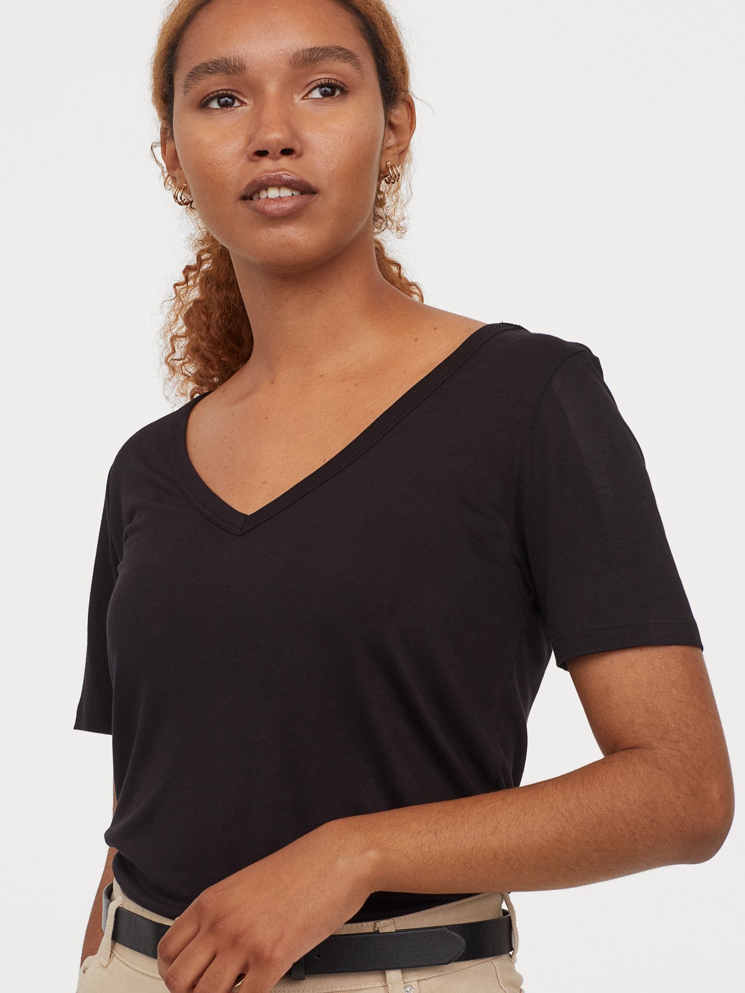 

Футболка H&M 1811-7670320  Черная, Футболка H&M 1811-7670320 XXS Черная