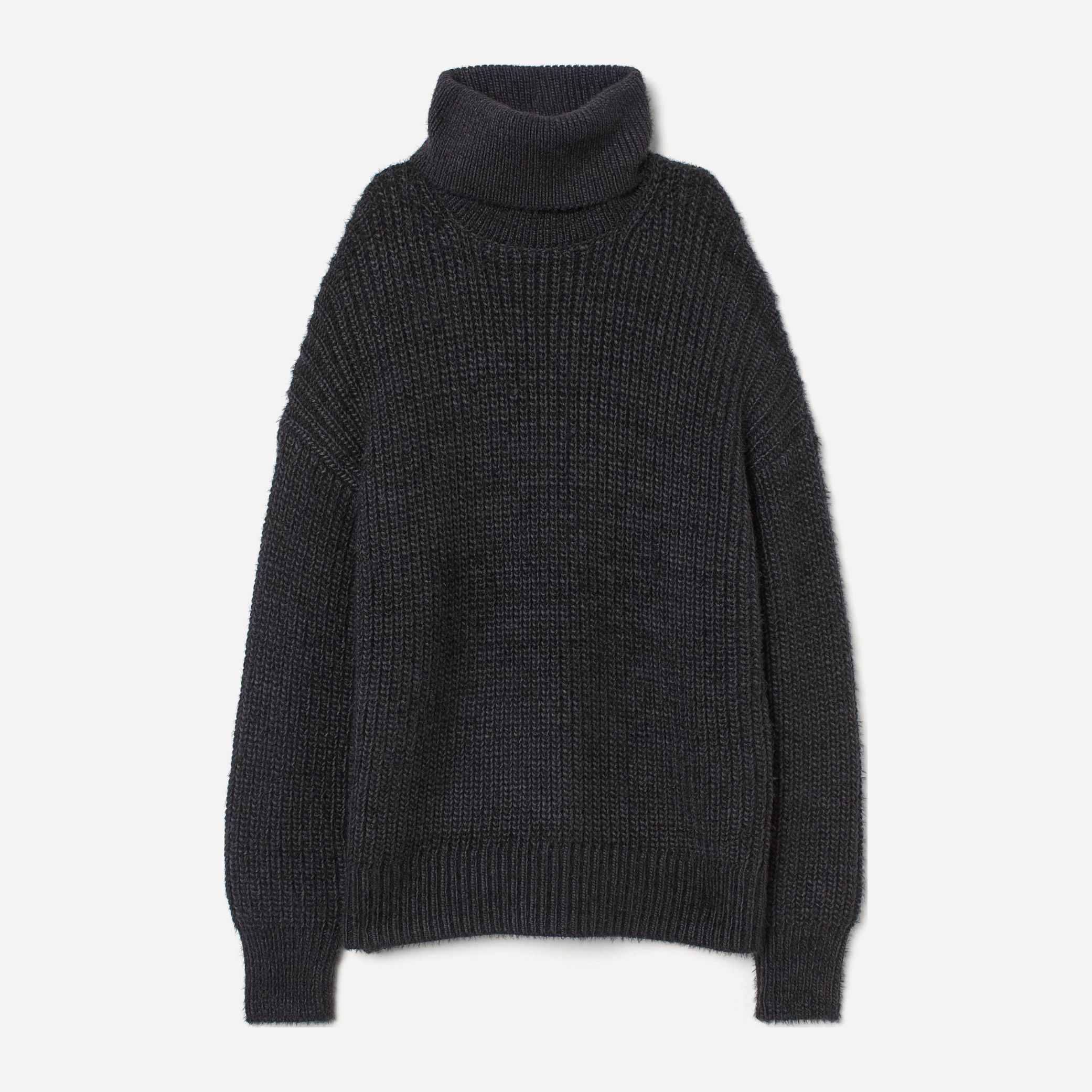 

Свитер H&M 1808-9186022 XS Темно-серый