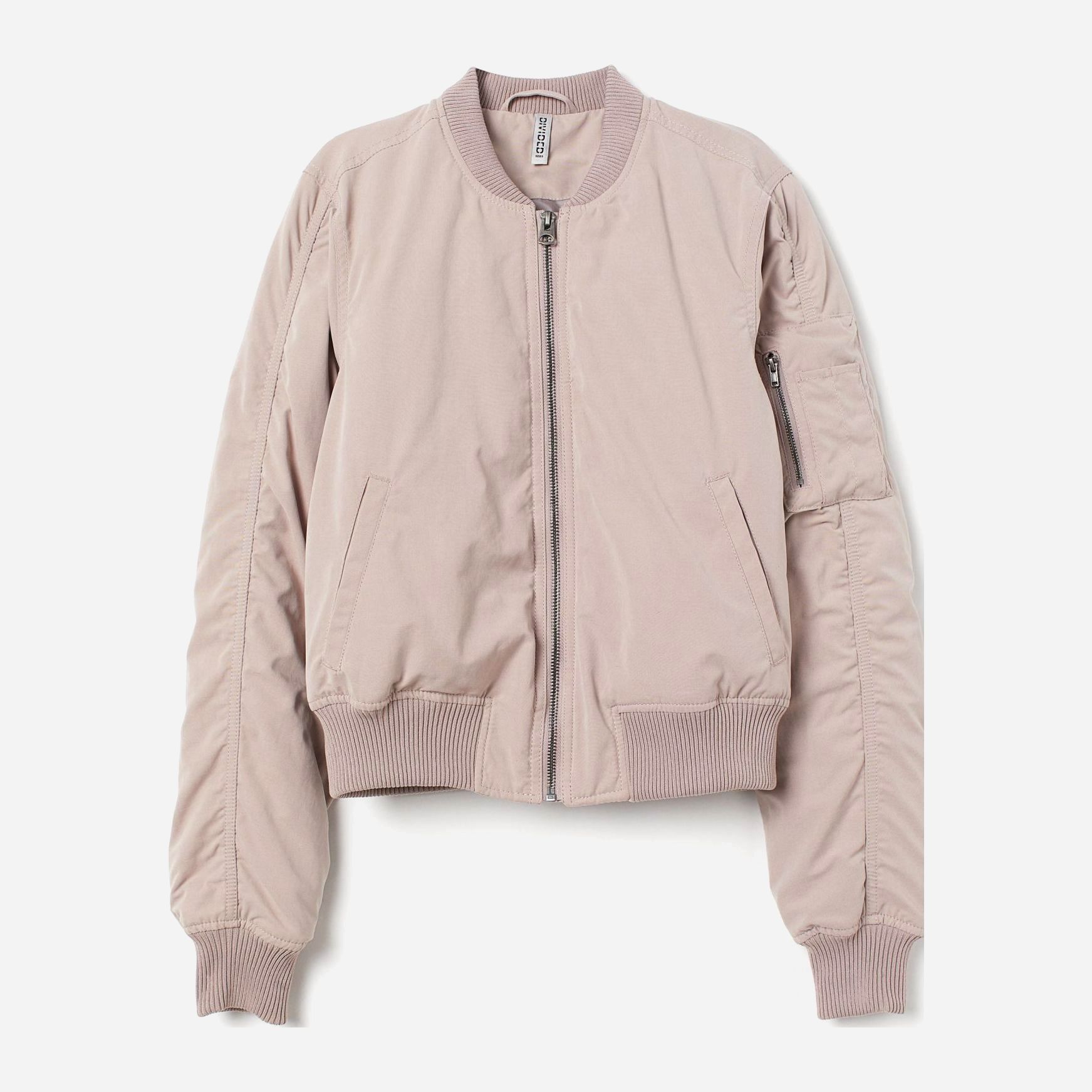 

Бомбер H&M 1910-726106  Светло-сиреневый, Бомбер H&M 1910-726106 42 Светло-сиреневый
