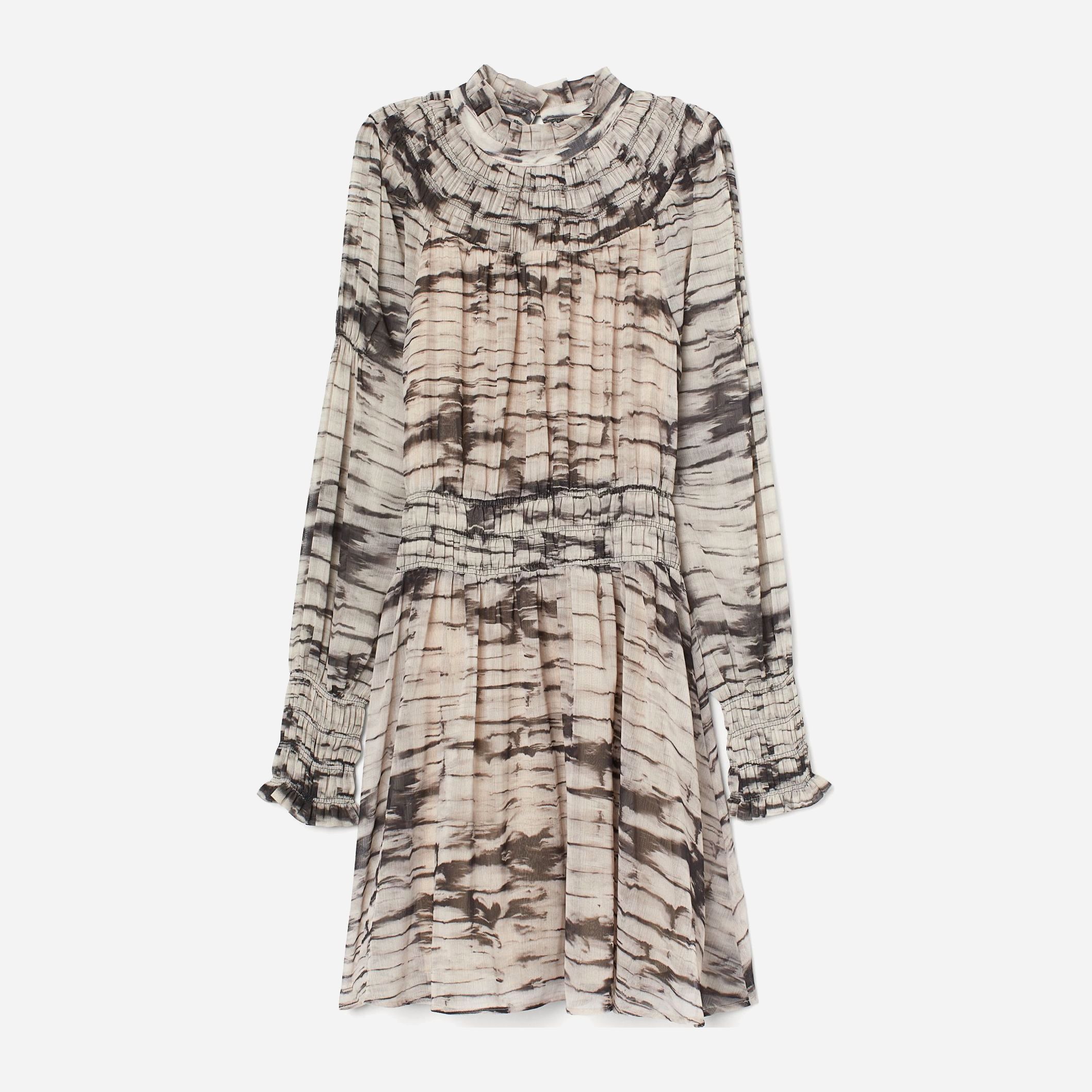

Платье H&M 2210-805440  Бежевое с черным, Платье H&M 2210-805440 40 Бежевое с черным