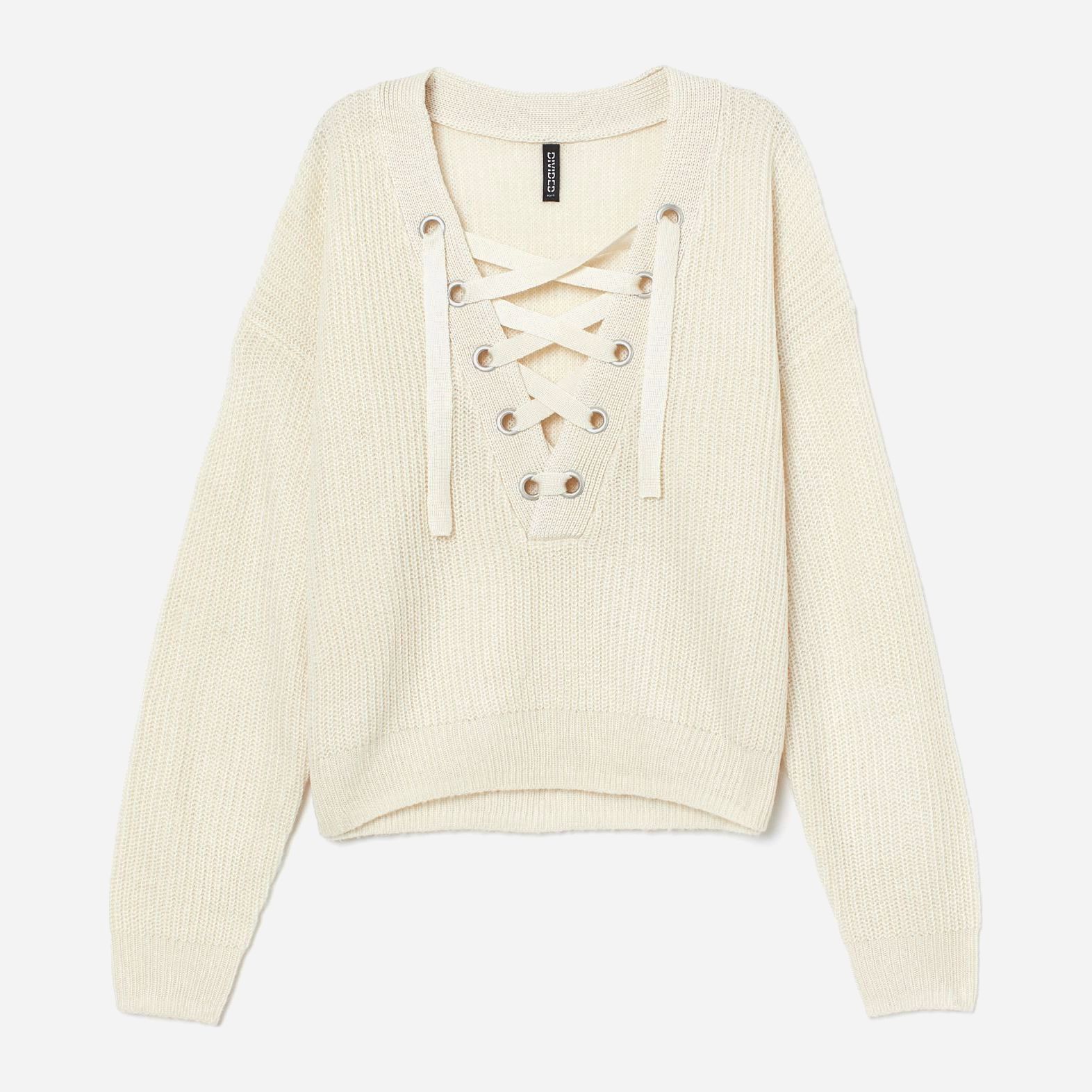 

Пуловер H&M 312-640174 S Светло-бежевый
