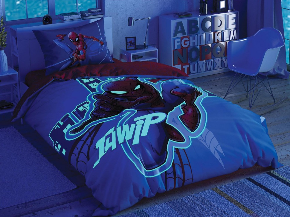 

Подростковый комплект постельного белья TAC Spiderman Light City Go