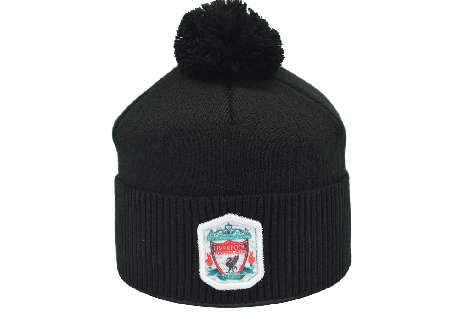 

Шапка з помпоном Flexfit FC Liverpool 53-57 см чёрная (F-0918-523)