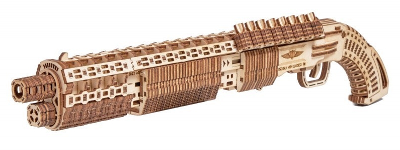 

Деревянный 3D конструктор "Дробовик SG-12" Wood Trick