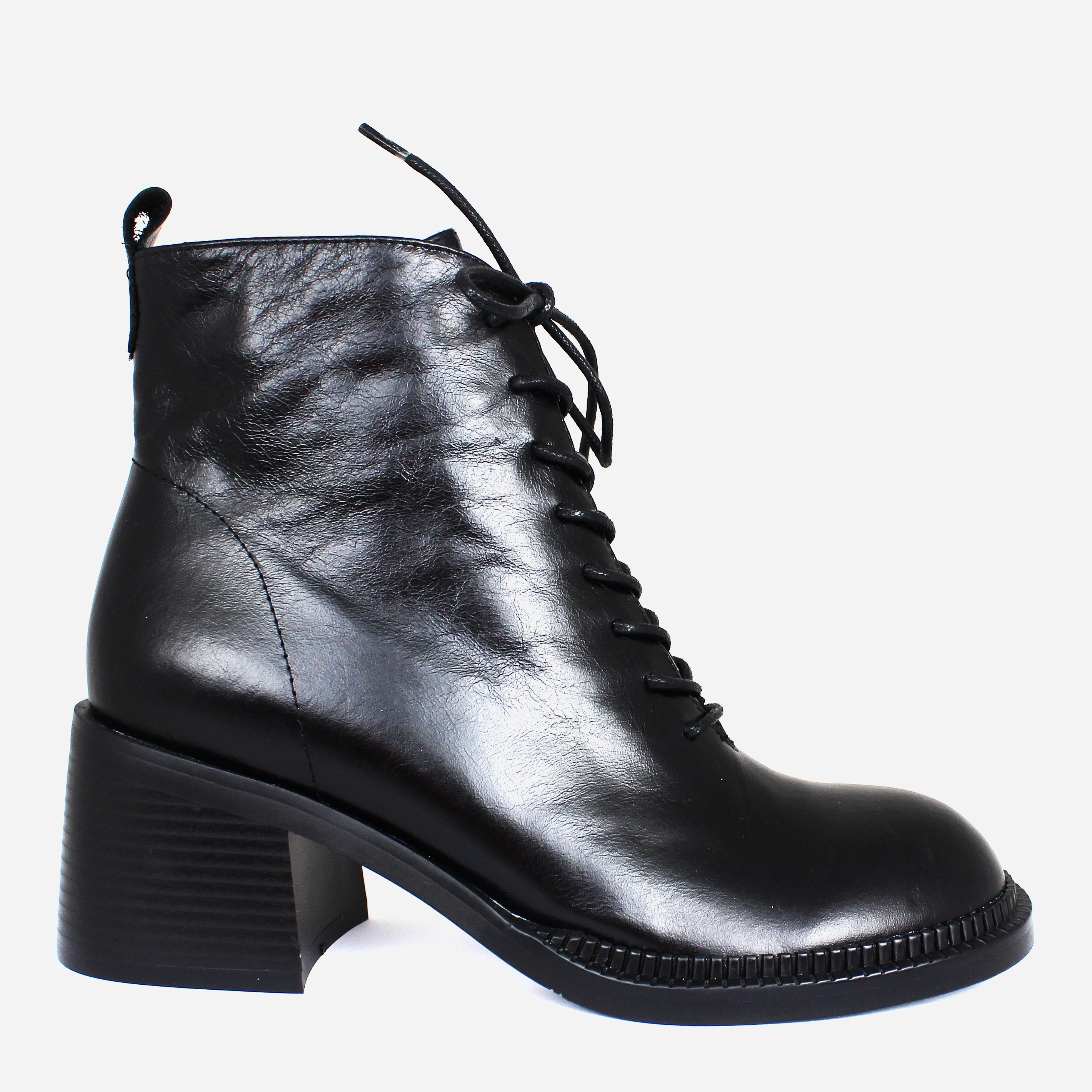 Акция на Жіночі черевики низькі Blizzarini LE56-04-NP590B 39 (25 см) Чорні от Rozetka