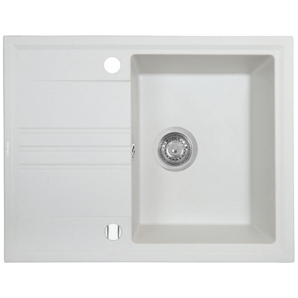 

Мойка кухонная Perfelli SILVE PGS 134-64 WHITE
