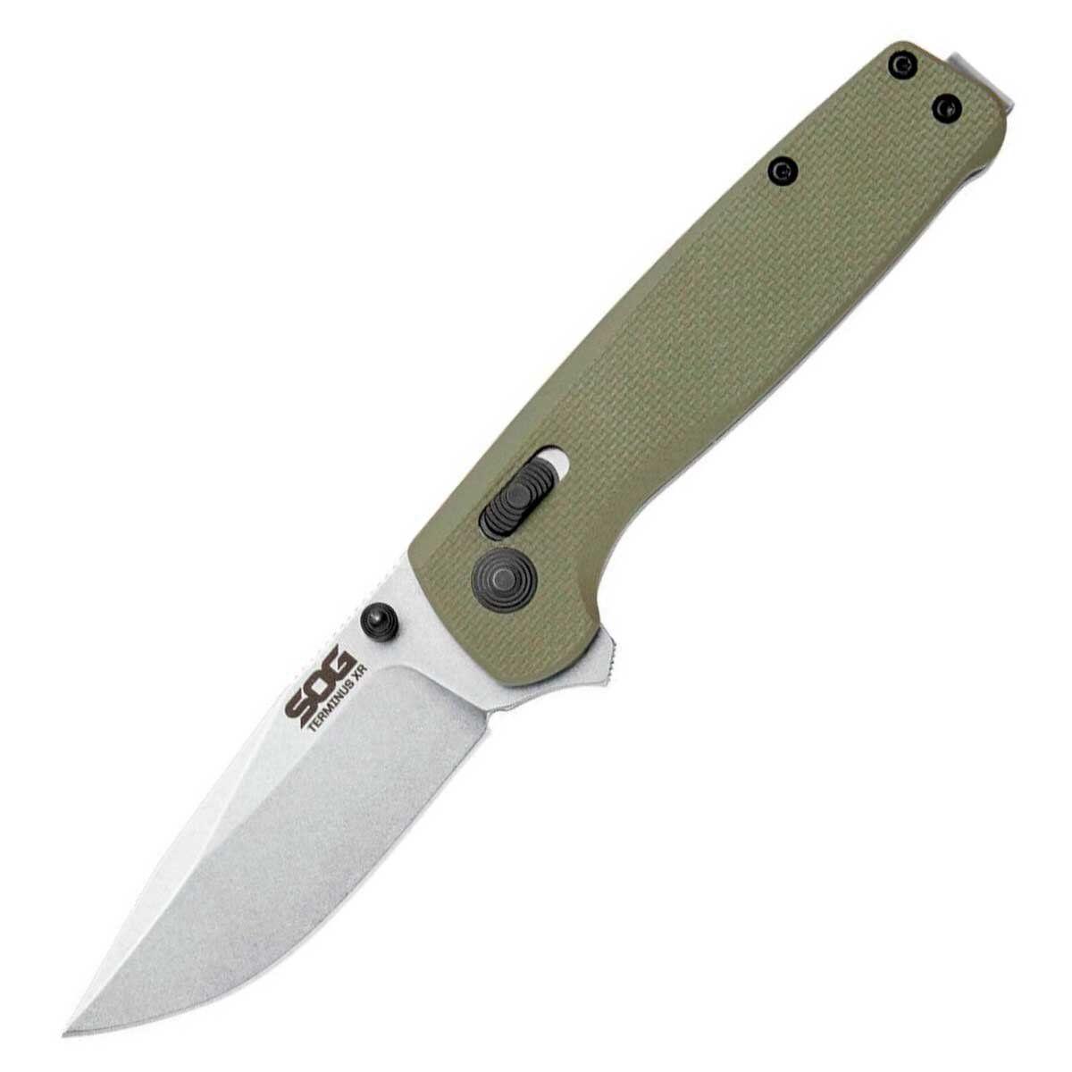 

Складной нож SOG Terminus XR G10, OD Green