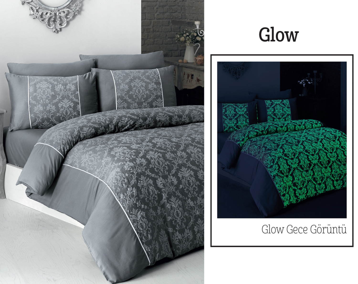 

Постільна білизна First Choice V.I.P Satin Moonlight 200 х 220 см Glow (світиться) (1937-05)