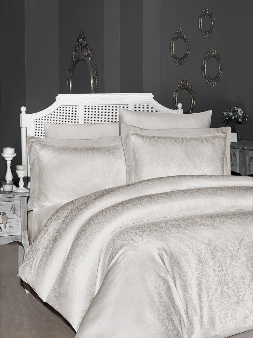 

Постільна білизна First Choice Jacquard Satin 200 х 220 см Misra Stone (2575)