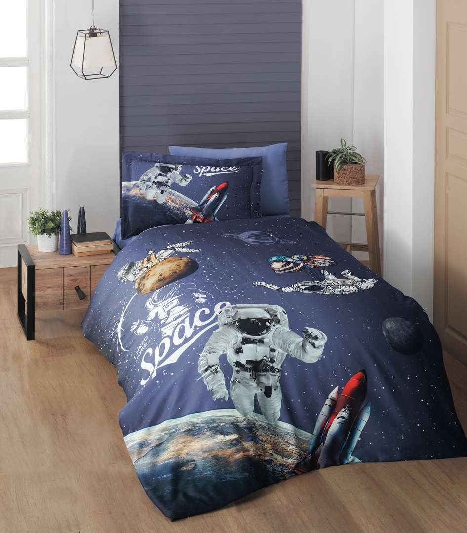 

Постільна білизна First Choice 3D Satin 160x220 Digital Series Space