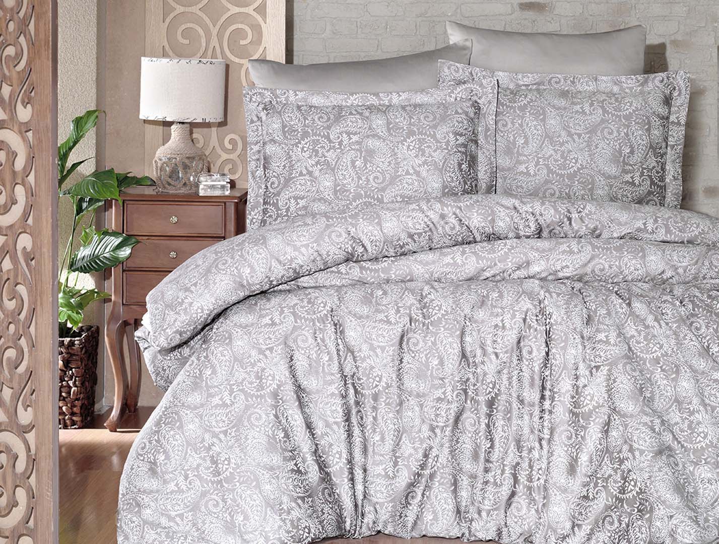 

Постільна білизна First Choice Cotton Satin 200 х 220 см Lima Beige (8455)