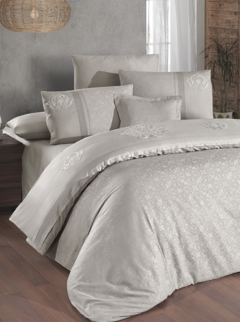 

Постільна білизна First Choice V.I.P Satin Moonlight 200 х 220 см Mirabel Soil (1937-25)