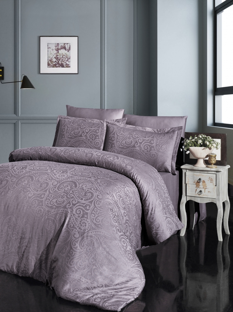 

Постільна білизна First Choice Superior 200 х 220 см Greta Lilac (6511)