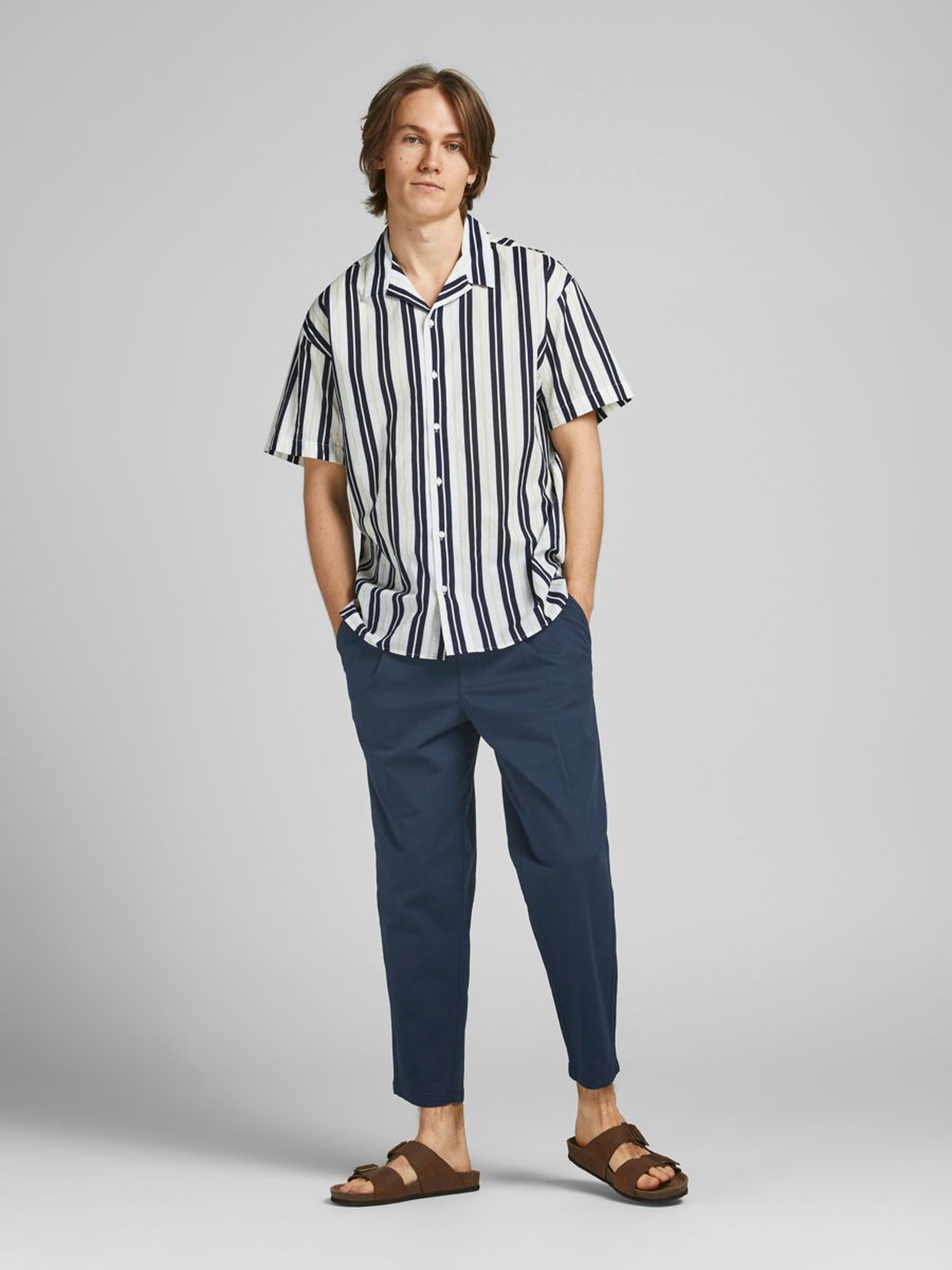 

БРЮКИ Jack&Jones RICO CROPPED 12192601 Navy Blazer / Синий, БРЮКИ Jack&Jones RICO CROPPED 12192601 Navy Blazer 36/34 Синий