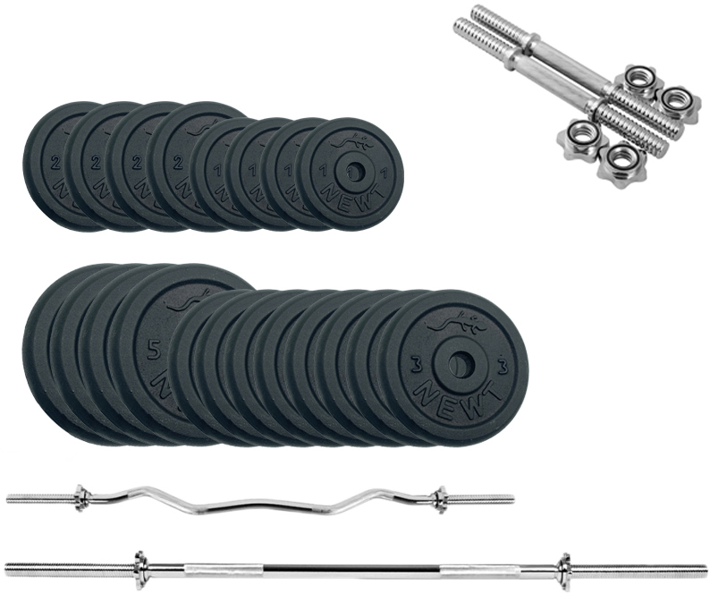 

Набор штанг + гантели металлические Newt Gym Set-HW Home 72 кг (NE-M-HW-SET-67)